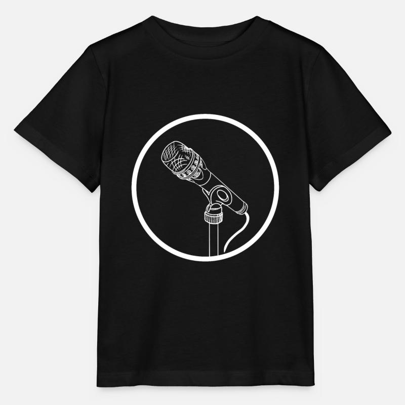 Stand Up Comedy Mikrofon Geschenk - Stanley/Stella Kinder T-Shirt MINI CREATOR  - Schwarz
