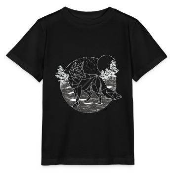 Montagnes naturelles Fuchs - T-shirt bio MINI CREATOR Stanley/Stella Enfant - noir - Devant - Mikhail (115cm)