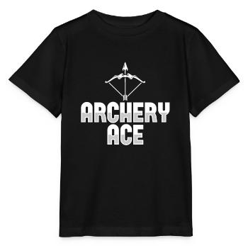 Tir à l’arc Flèche Tir à l’arc Tir à l’arc - T-shirt bio MINI CREATOR Stanley/Stella Enfant - noir - Devant - Mikhail (115cm)