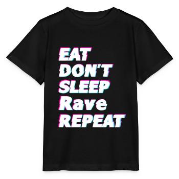 Idée cadeau Raver - T-shirt bio MINI CREATOR Stanley/Stella Enfant - noir - Devant - Mikhail (115cm)