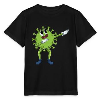 Dabbing Virus - Stanley/Stella Kinder T-Shirt MINI CREATOR  - Schwarz - Vorne - Mikhail (115cm)