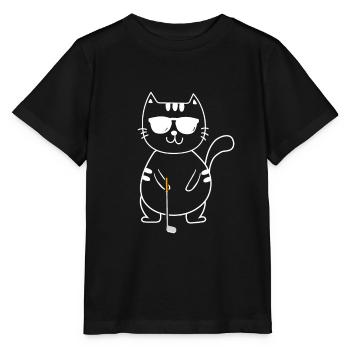 Golf Golfer Golfer Golfer Golf Course - Stanley/Stella MINI CREATOR Kids’ T-Shirt - black - Front - Mikhail (115cm)