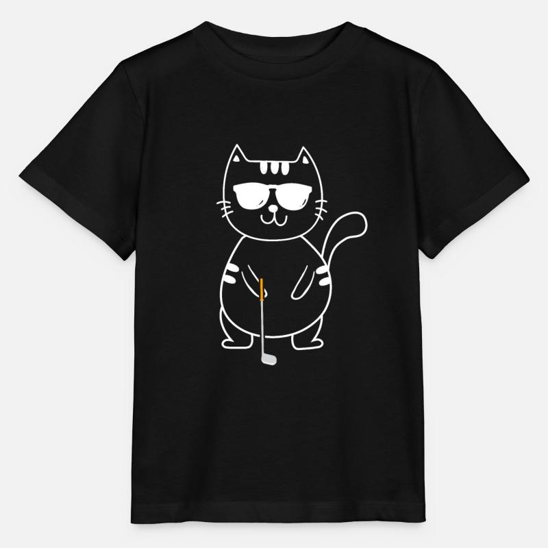 Golf Golfer Golfspieler Golfen Golfplatz - Stanley/Stella Kinder T-Shirt MINI CREATOR  - Schwarz