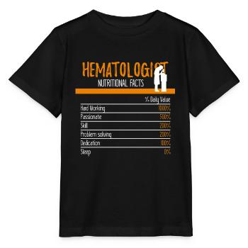 Ingrédients hématologues - T-shirt bio MINI CREATOR Stanley/Stella Enfant - noir - Devant - Mikhail (115cm)