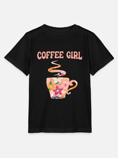 Kaffee Kaffeetrinker Kaffeeliebhaber - Stanley/Stella Kinder T-Shirt MINI CREATOR  - Schwarz