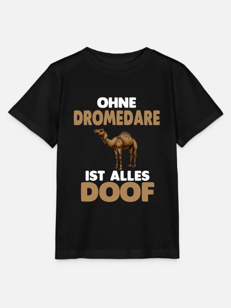 Dromedar - Stanley/Stella Kinder T-Shirt MINI CREATOR - Schwarz