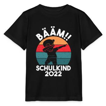 Schulkind 2022 Dabbing Schüler Bääm Einschulung - Stanley/Stella Kinder T-Shirt MINI CREATOR  - Schwarz - Vorne - Mikhail (115cm)