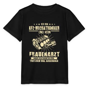 Kfz Mechatroniker - Stanley/Stella Kinder T-Shirt MINI CREATOR  - Schwarz - Vorne - Mikhail (115cm)