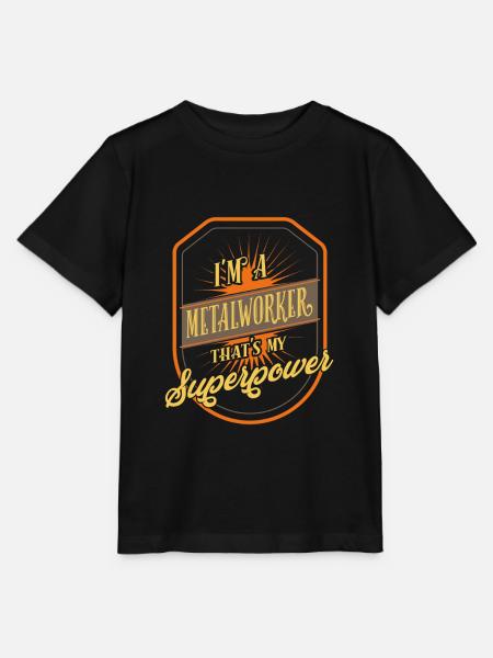 Metallarbeiter Metallverarbeiter - Stanley/Stella Kinder T-Shirt MINI CREATOR - Schwarz