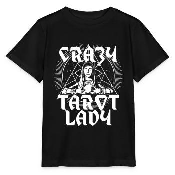 Verrückte Tarot-Lady Satanismus Hexerei - Stanley/Stella Kinder T-Shirt MINI CREATOR  - Schwarz - Vorne - Mikhail (115cm)