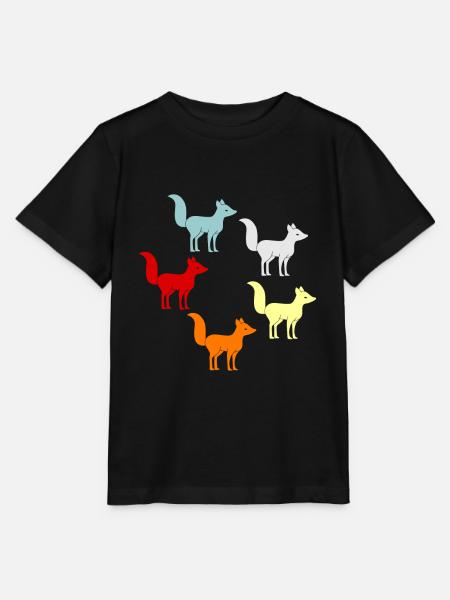 Fuchs - Stanley/Stella Kinder T-Shirt MINI CREATOR  - Schwarz