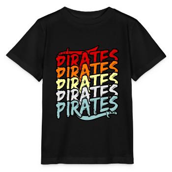 Pirate - Stanley/Stella MINI CREATOR Kids’ T-Shirt - black - Front - Mikhail (115cm)