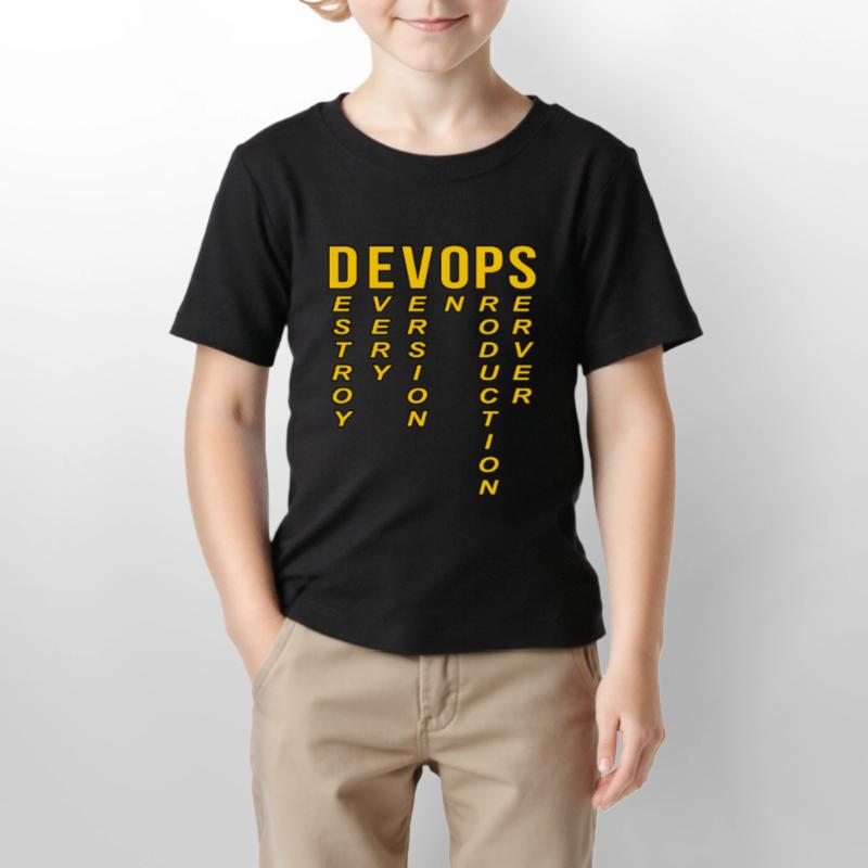Devops Définition de l’ordinateur technique T-shirt bio MINI CREATOR Stanley/Stella Enfant