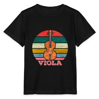 Viola - Stanley/Stella MINI CREATOR Kids’ T-Shirt - black - Front - Mikhail (115cm)
