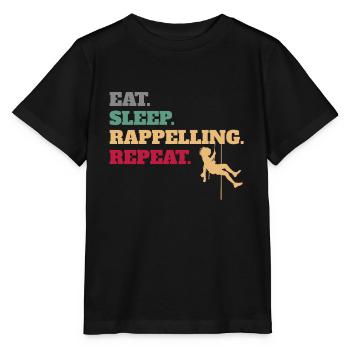 Manger dormir En rappel Répéter - T-shirt bio MINI CREATOR Stanley/Stella Enfant - noir - Devant - Mikhail (115cm)