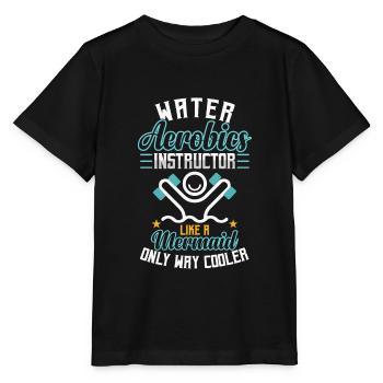 Water Aerobics Instructor Pool Workout Instructor - Stanley/Stella Kinder T-Shirt MINI CREATOR  - Schwarz - Vorne - Mikhail (115cm)