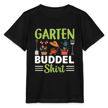 Garten Gemüse Schrebergarten - Stanley/Stella Kinder T-Shirt MINI CREATOR  - Schwarz - Vorne - Mikhail (115cm)