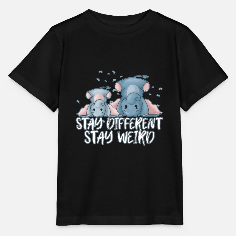Elefant - Stanley/Stella Kinder T-Shirt MINI CREATOR  - Schwarz