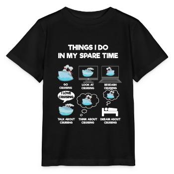 Kreuzfahrt - Stanley/Stella Kinder T-Shirt MINI CREATOR  - Schwarz - Vorne - Mikhail (115cm)