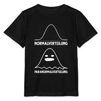 Normalverteilung Paranormalverteilung Statistik Ma - Stanley/Stella Kinder T-Shirt MINI CREATOR  - Schwarz - Vorne - Mikhail (115cm)