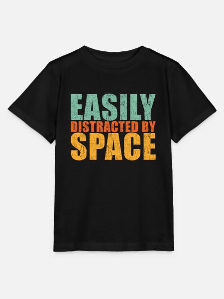 Space - Stanley/Stella Kinder T-Shirt MINI CREATOR  - Schwarz