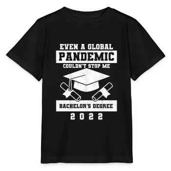 Diplôme de baccalauréat 2022 Diplôme Diplômé de baccalauréat - T-shirt bio MINI CREATOR Stanley/Stella Enfant - noir - Devant - Mikhail (115cm)
