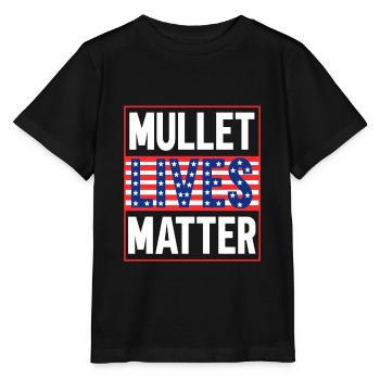 Retro Redneck Coiffure I Mullet Cheveux I Mulet - T-shirt bio MINI CREATOR Stanley/Stella Enfant - noir - Devant - Mikhail (115cm)