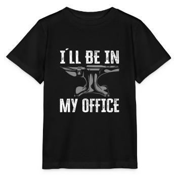 Forgeron Métallurgiste Blade Smith - T-shirt bio MINI CREATOR Stanley/Stella Enfant - noir - Devant - Mikhail (115cm)