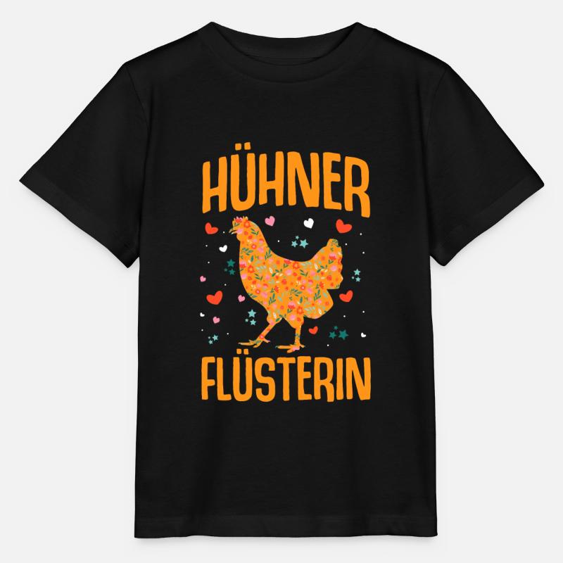 Hühner Flüsterin - Stanley/Stella Kinder T-Shirt MINI CREATOR  - Schwarz