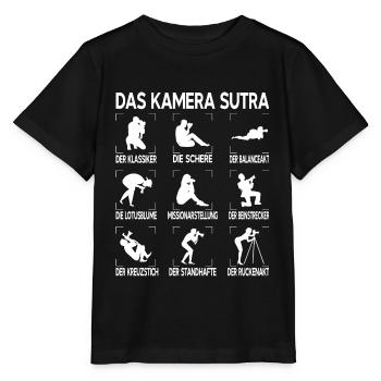 Fotografen Fotografie Fotograf Kamera Photographer - Stanley/Stella Kinder T-Shirt MINI CREATOR  - Schwarz - Vorne - Mikhail (115cm)