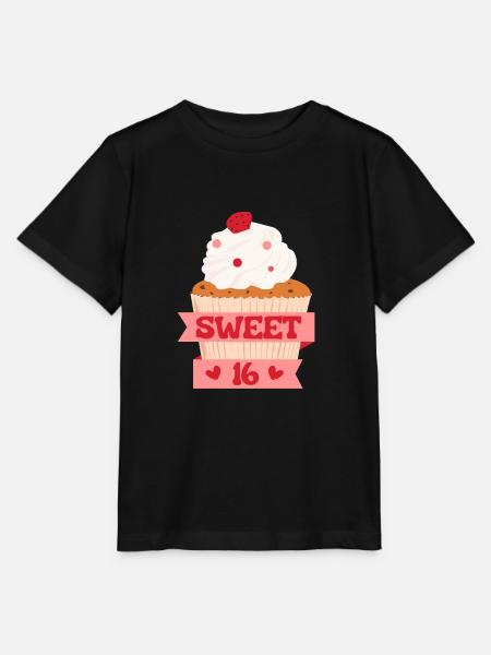 Sweet 16 - Stanley/Stella Kinder T-Shirt MINI CREATOR - Schwarz