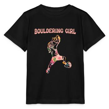 Bouldern - Stanley/Stella Kinder T-Shirt MINI CREATOR  - Schwarz - Vorne - Mikhail (115cm)
