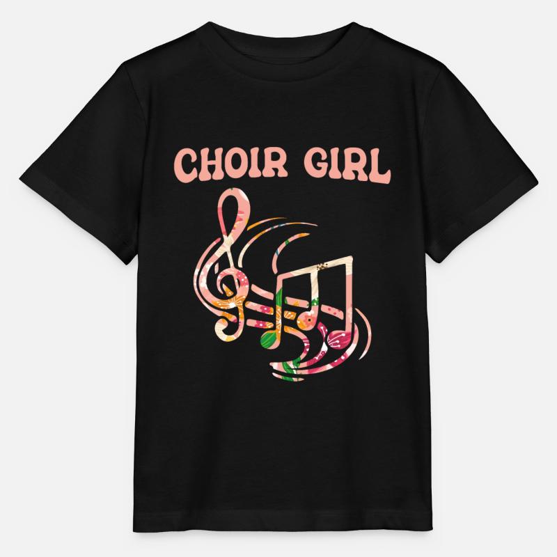 Chanteurs de chœur - T-shirt bio MINI CREATOR Stanley/Stella Enfant - noir