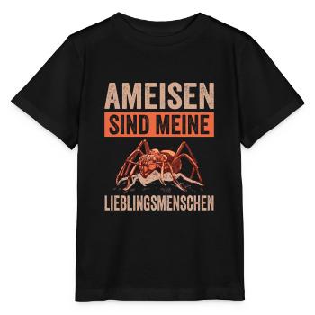 Ameisen Ameise - Stanley/Stella Kinder T-Shirt MINI CREATOR  - Schwarz - Vorne - Mikhail (115cm)