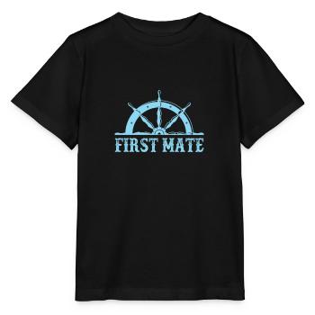 First Mate - Stanley/Stella Kinder T-Shirt MINI CREATOR  - Schwarz - Vorne - Mikhail (115cm)