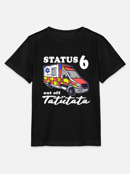 Statut 6 Ambulance Tatütata hors service - T-shirt bio MINI CREATOR Stanley/Stella Enfant - noir