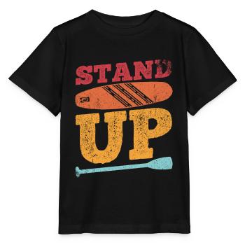 STAND UP paddle SUP Board Stand Up Paddling Board - Stanley/Stella Kinder T-Shirt MINI CREATOR  - Schwarz - Vorne - Mikhail (115cm)