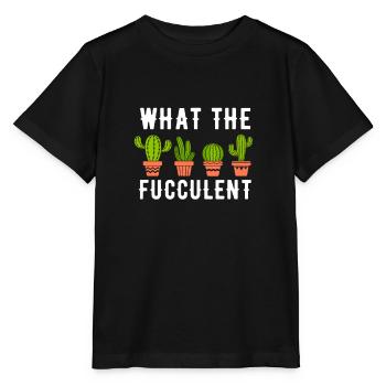 Cactus Cactus Plant Funny Plants Saying - Stanley/Stella MINI CREATOR Kids’ T-Shirt - black - Front - Mikhail (115cm)