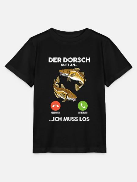 Angeln Angler Dorsch Fischer - Stanley/Stella Kinder T-Shirt MINI CREATOR - Schwarz