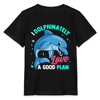Dauphin Dauphin Dauphin - T-shirt bio MINI CREATOR Stanley/Stella Enfant - noir - Devant - Mikhail (115cm)