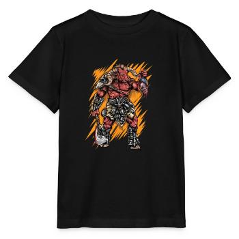 Minotaurus I Fabelwesen altes Griechenland Motiv - Stanley/Stella Kinder T-Shirt MINI CREATOR  - Schwarz - Vorne - Mikhail (115cm)
