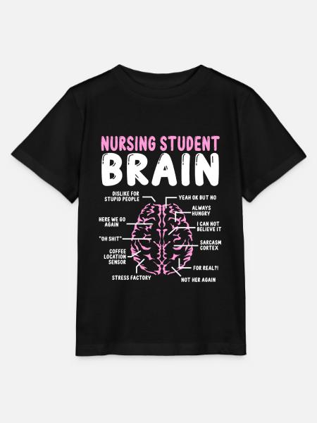 Fête de remise des diplômes d’infirmières Étudiante en soins infirmiers - T-shirt bio MINI CREATOR Stanley/Stella Enfant - noir
