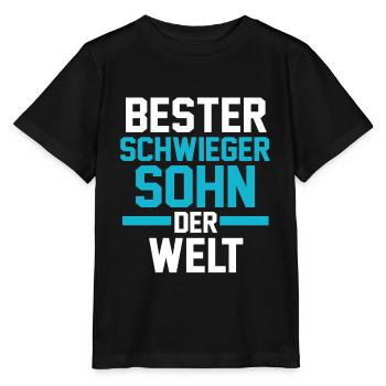 Bester Schwiegersohn - Stanley/Stella Kinder T-Shirt MINI CREATOR  - Schwarz - Vorne - Mikhail (115cm)