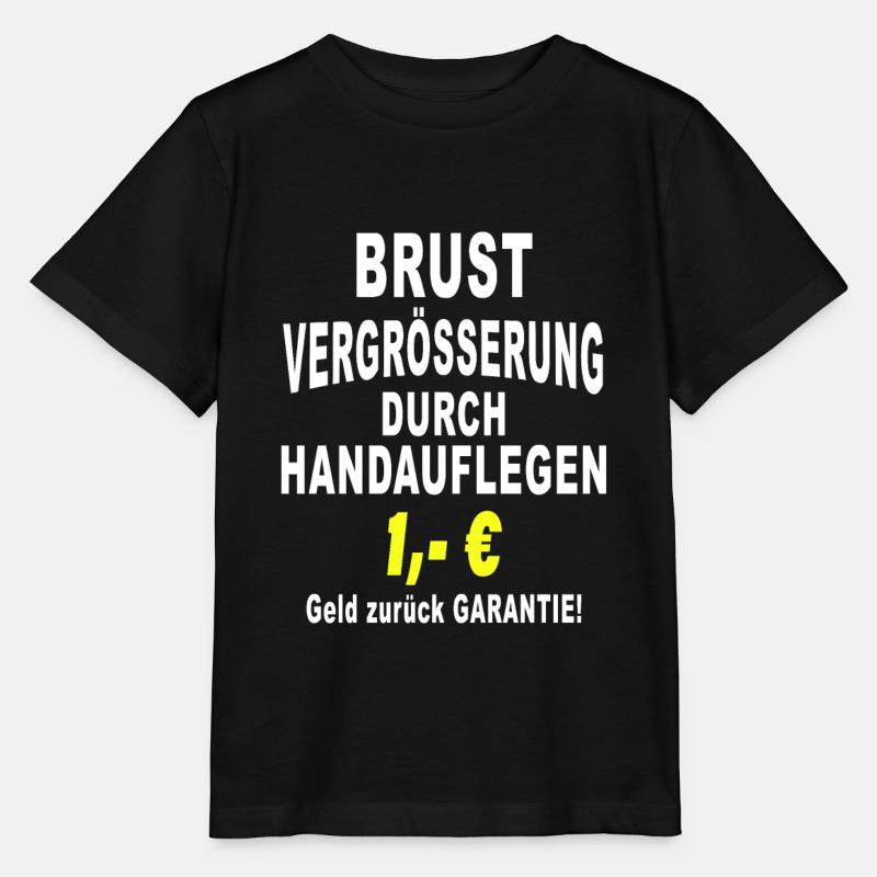 Augmentation mammaire par imposition des mains Remboursement - T-shirt bio MINI CREATOR Stanley/Stella Enfant - noir