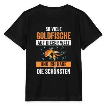 Goldfische - Stanley/Stella Kinder T-Shirt MINI CREATOR  - Schwarz - Vorne - Mikhail (115cm)