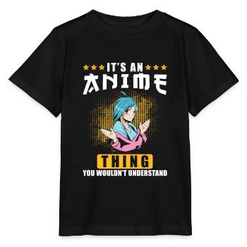 Anime - T-shirt bio MINI CREATOR Stanley/Stella Enfant - noir - Devant - Mikhail (115cm)