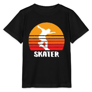 The Skater - Stanley/Stella MINI CREATOR Kids’ T-Shirt - black - Front - Mikhail (115cm)