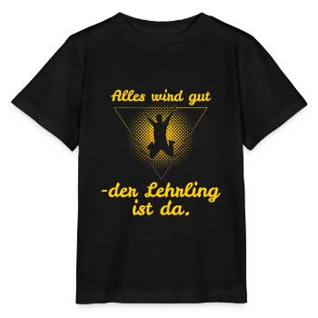 Lehrling - Stanley/Stella Kinder T-Shirt MINI CREATOR  - Schwarz - Vorne - Mikhail (115cm)