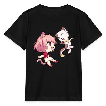 Anime Otaku Weeb Kawaii - Stanley/Stella MINI CREATOR Kids’ T-Shirt - black - Front - Mikhail (115cm)