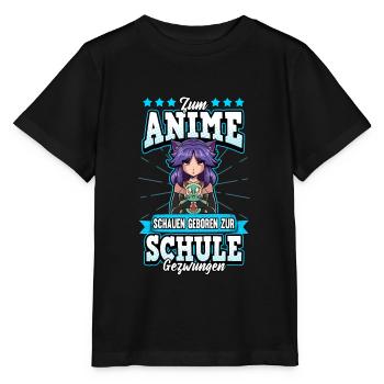 Anime Otaku Weeb Kawaii - Stanley/Stella MINI CREATOR Kids’ T-Shirt - black - Front - Mikhail (115cm)